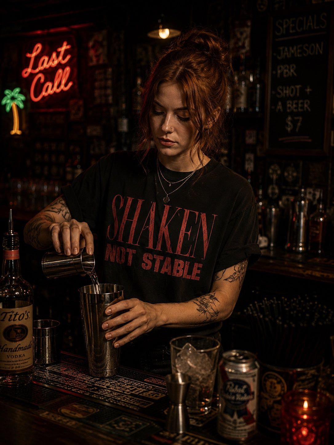 Shaken Not Stable-Comfort Colors Tee