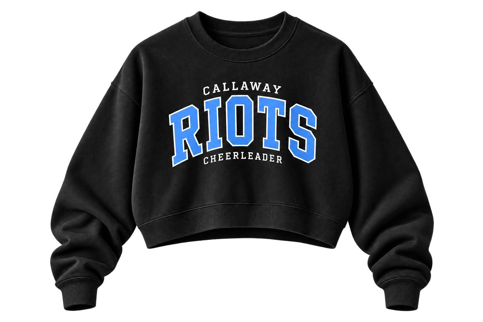 Riots Cheerleader cropped crewneck