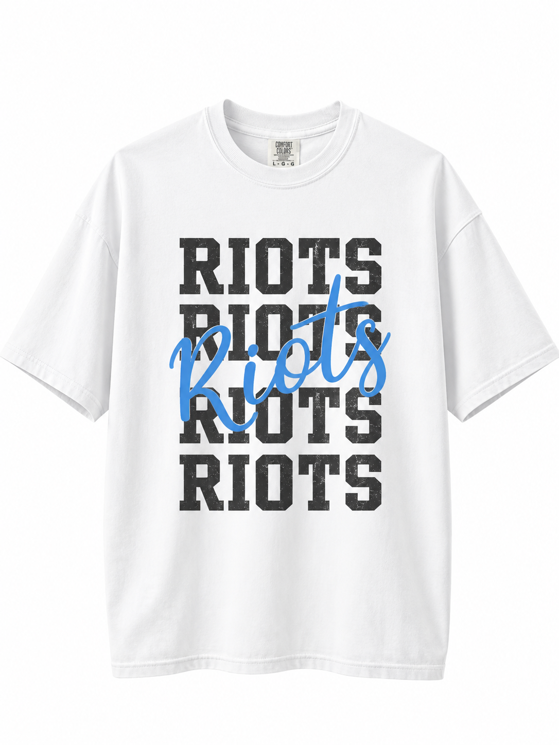 Riots Repeat-Comfort Colors Tee