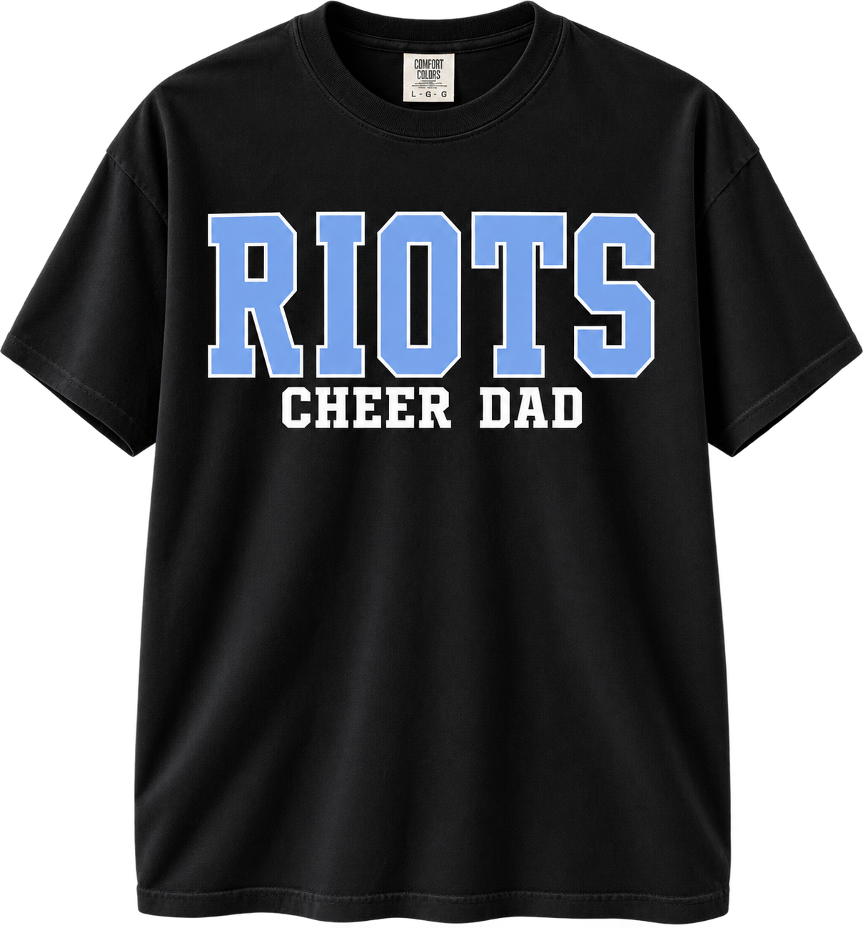 Riots Cheer Dad-Comfort Colors Tee