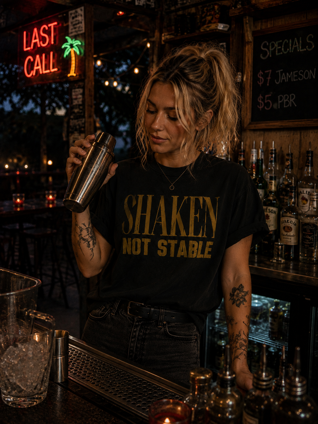 Shaken Not Stable-Comfort Colors Tee