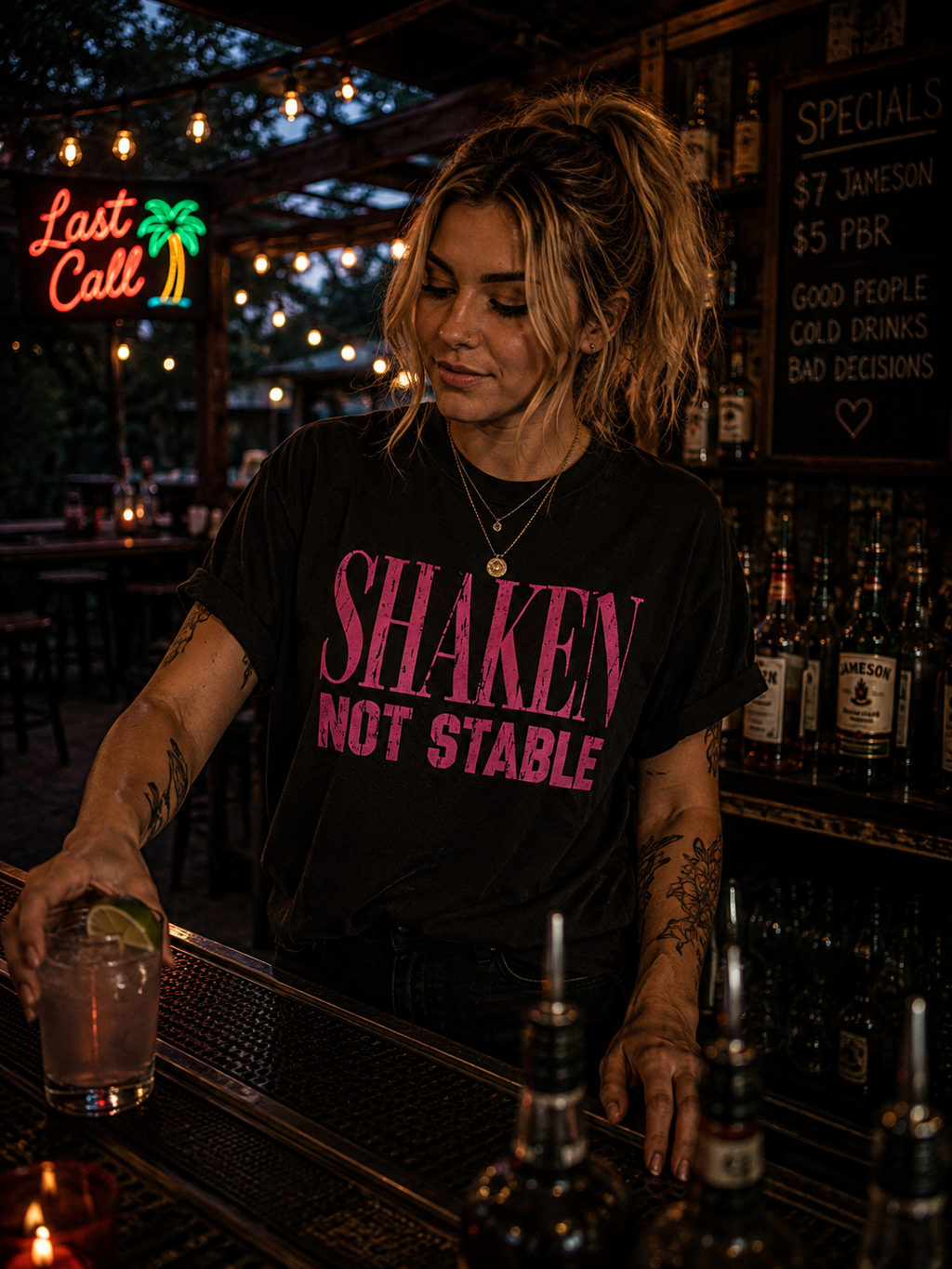 Shaken Not Stable-Comfort Colors Tee