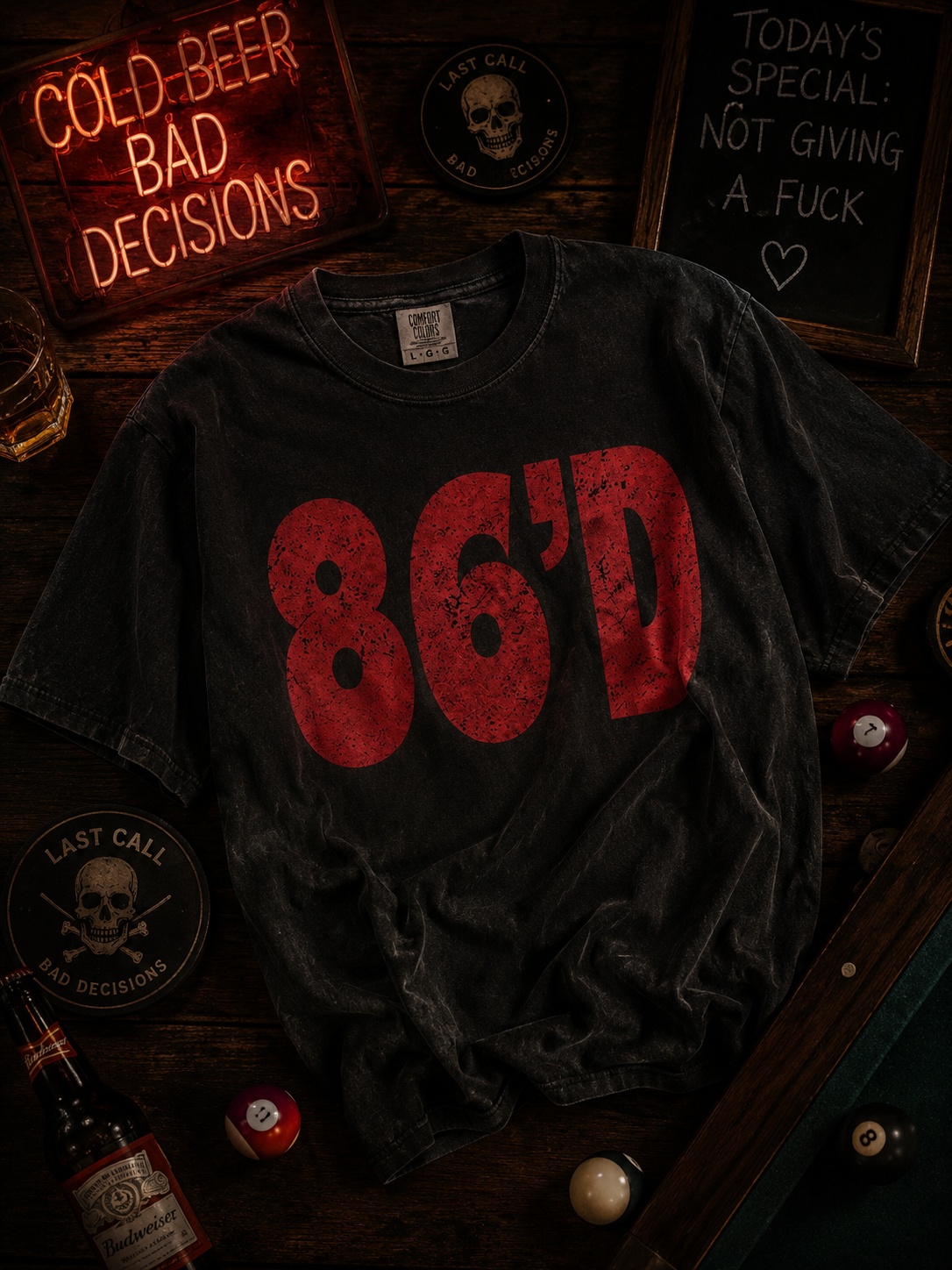 86’D-Comfort Colors Tee