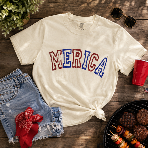 MERICA vintage style tee | comfort colors