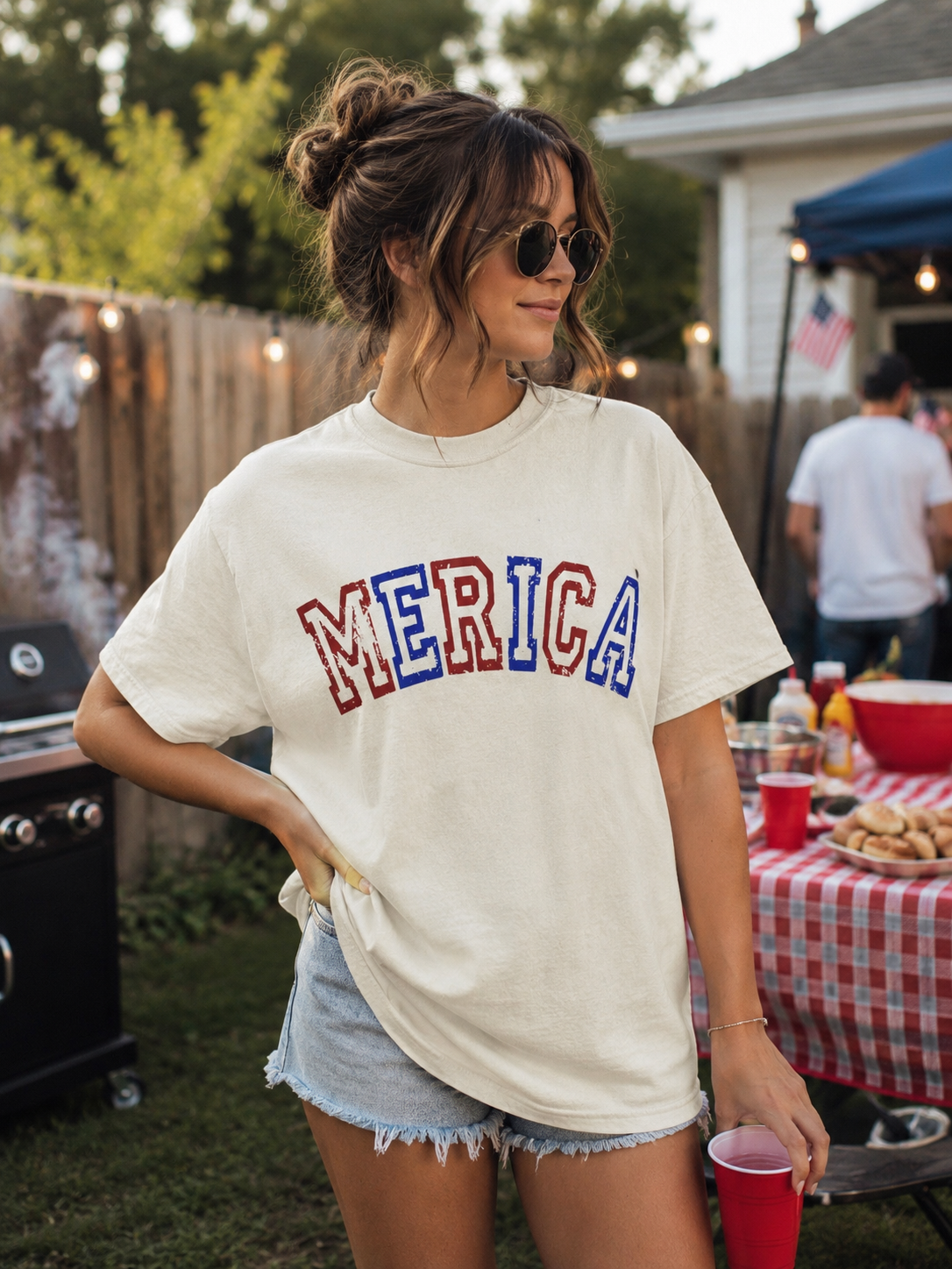 MERICA vintage style tee | comfort colors