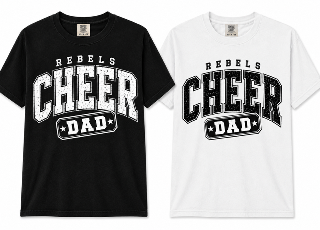 REBELS CHEER DAD T-SHIRT