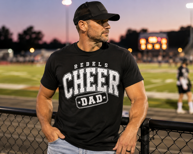REBELS CHEER DAD T-SHIRT