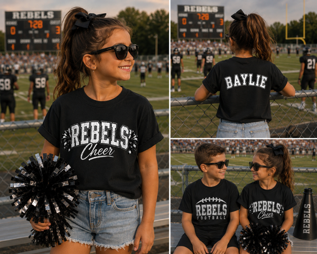 YOUTH REBELS CHEER T-SHIRT