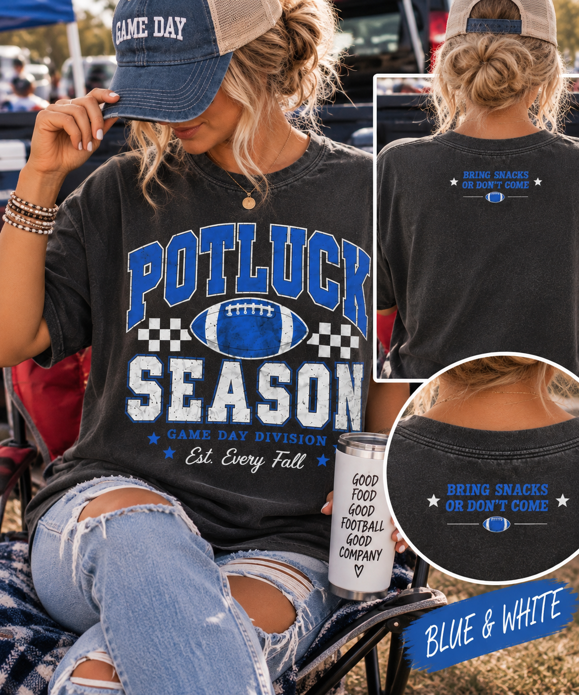 Potluck Season-Comfort Colors Tee