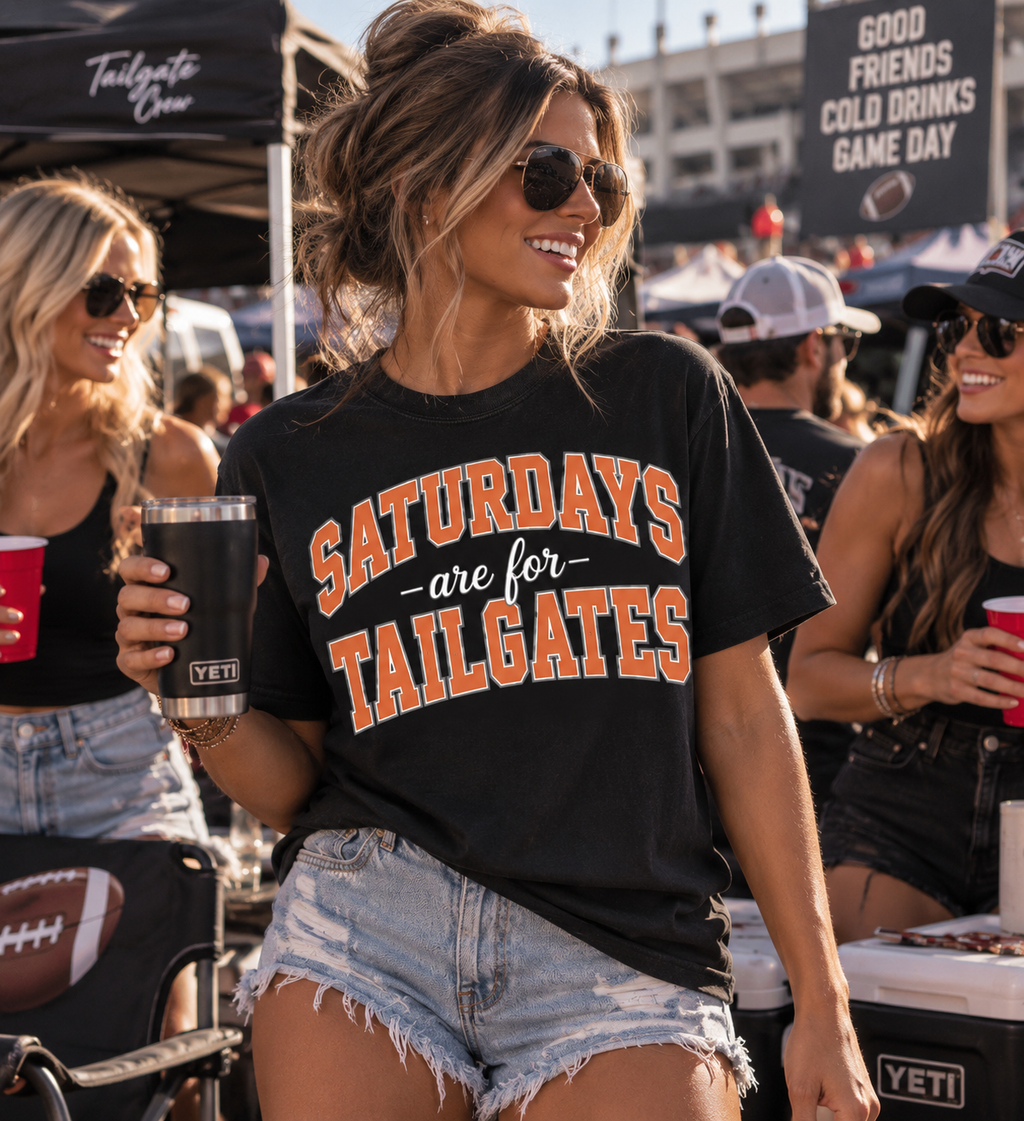 Saturdays are for Tailgates-Comfort Colors Tee