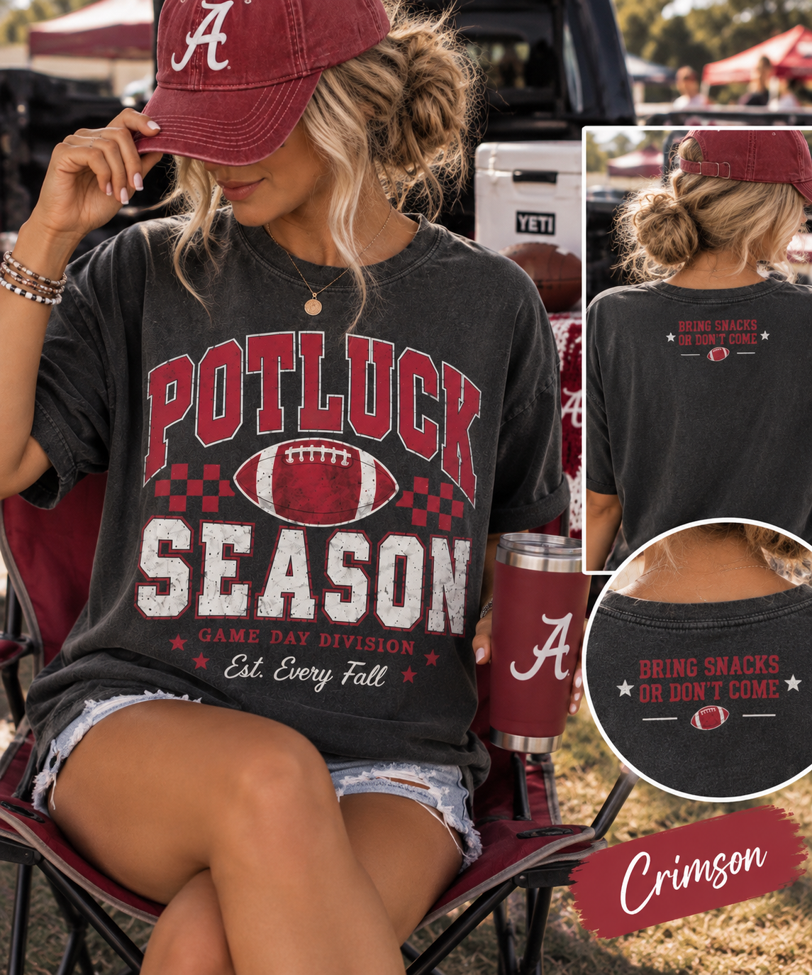 Potluck Season-Comfort Colors Tee