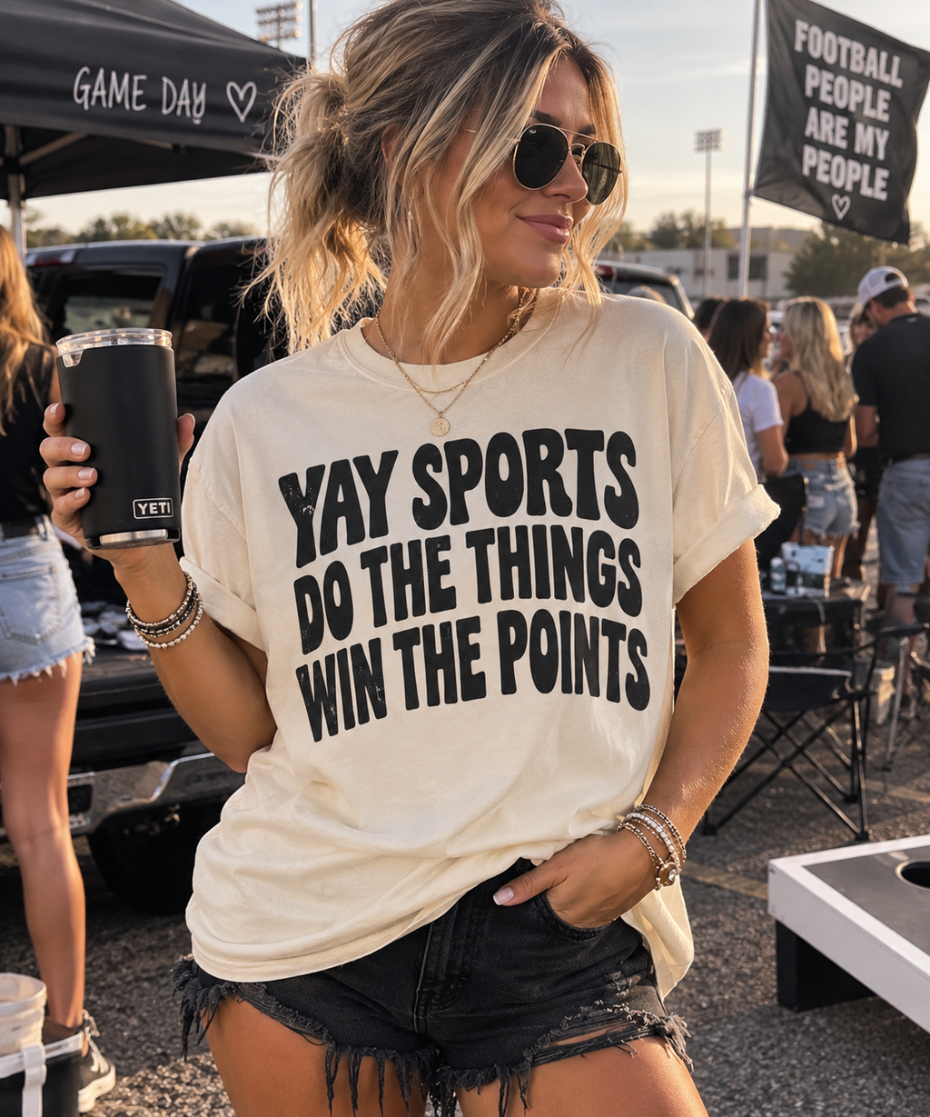 Yay Sports-Comfort Colors Tee