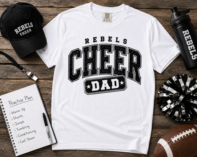 REBELS CHEER DAD T-SHIRT