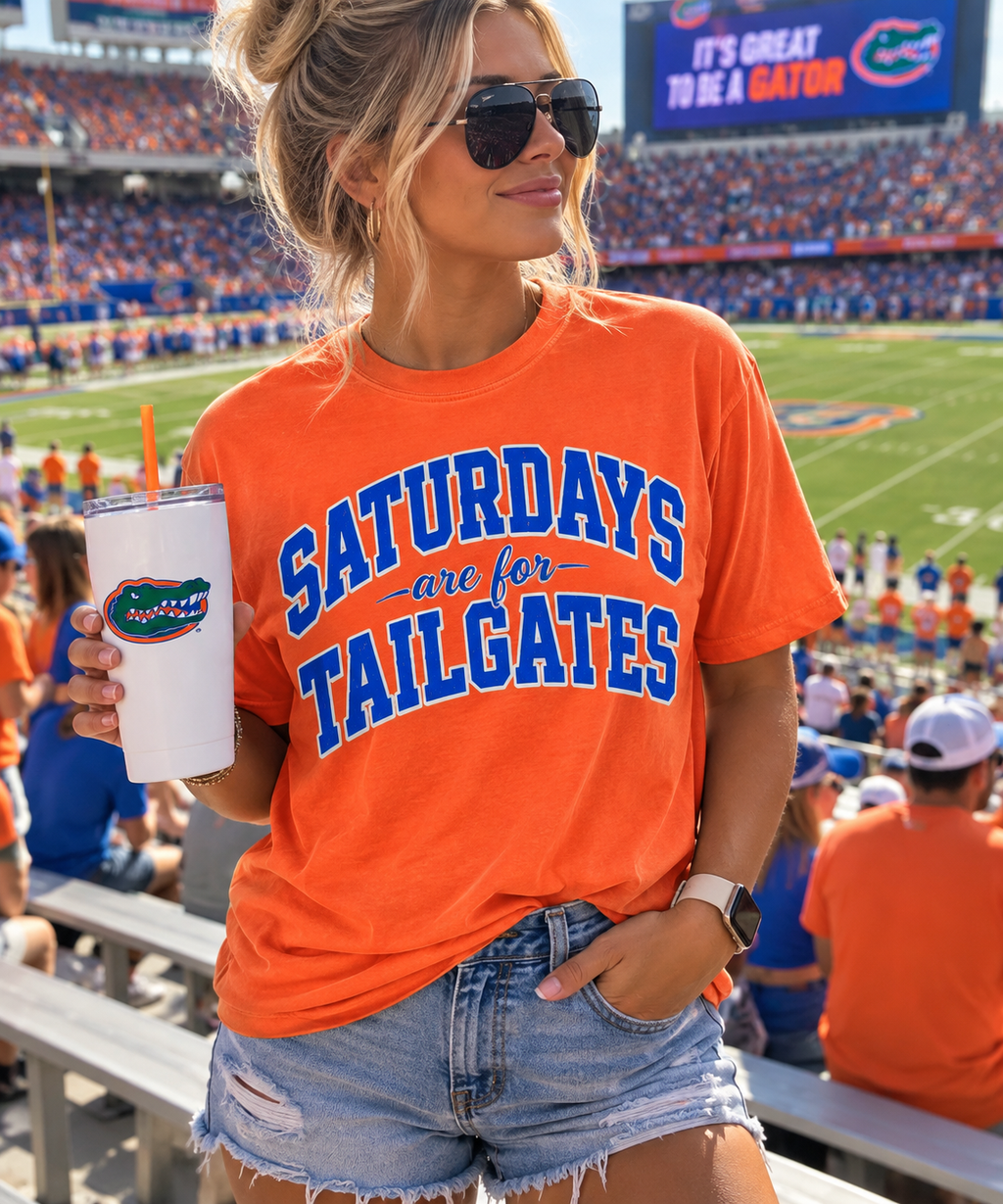 Saturdays are for Tailgates-Comfort Colors Tee