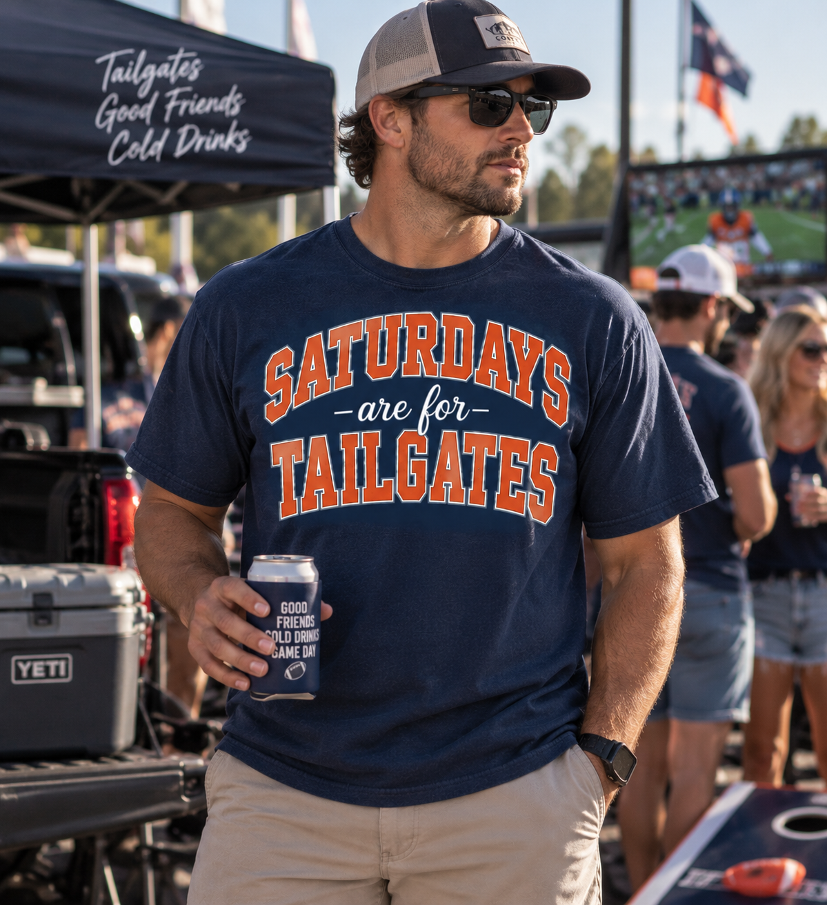 Saturdays are for Tailgates-Comfort Colors Tee